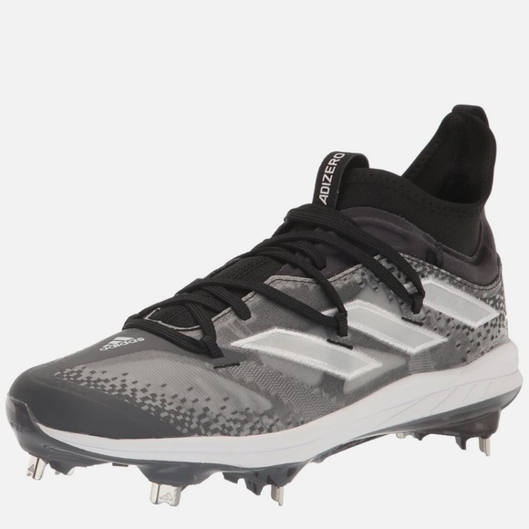 Adidas Adizero Afterburner‎ 9 NWVBaseball Cleats Mens Size 14 Black White Gray